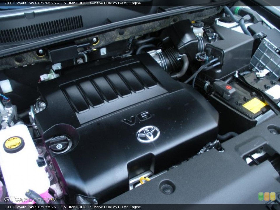 3.5 Liter DOHC 24-Valve Dual VVT-i V6 Engine for the 2010 Toyota RAV4 #45261236