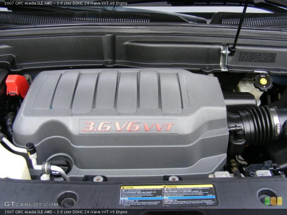 3.6 Liter DOHC 24-Valve VVT V6 Engine for the 2007 GMC Acadia #45274949
