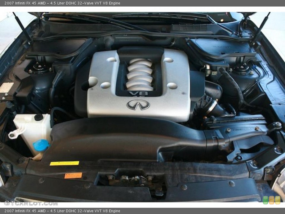 4.5 Liter DOHC 32-Valve VVT V8 Engine for the 2007 Infiniti FX #45278449