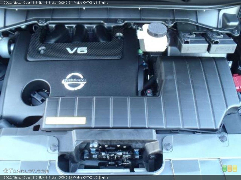 3.5 Liter DOHC 24-Valve CVTCS V6 Engine for the 2011 Nissan Quest #45283254