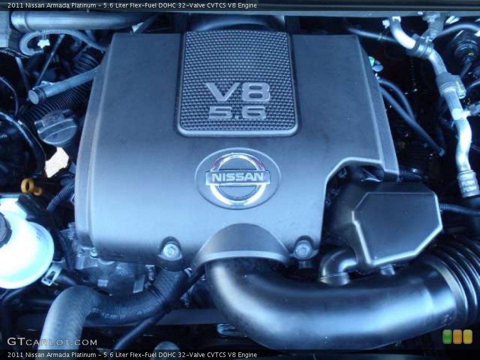 5.6 Liter Flex-Fuel DOHC 32-Valve CVTCS V8 Engine for the 2011 Nissan Armada #45284735