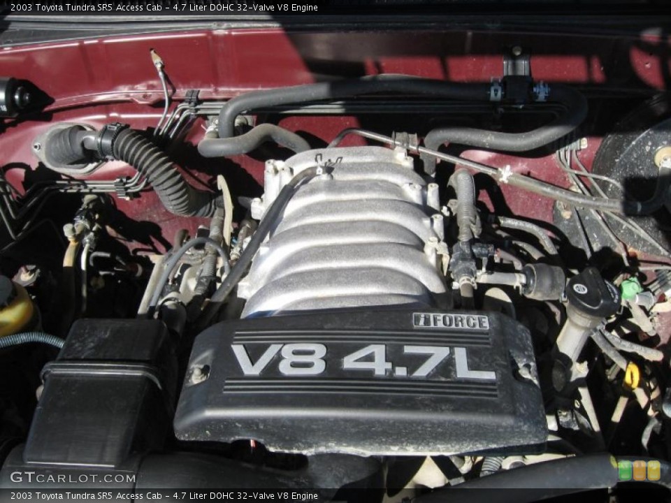 4.7 Liter DOHC 32-Valve V8 Engine for the 2003 Toyota Tundra #45296397