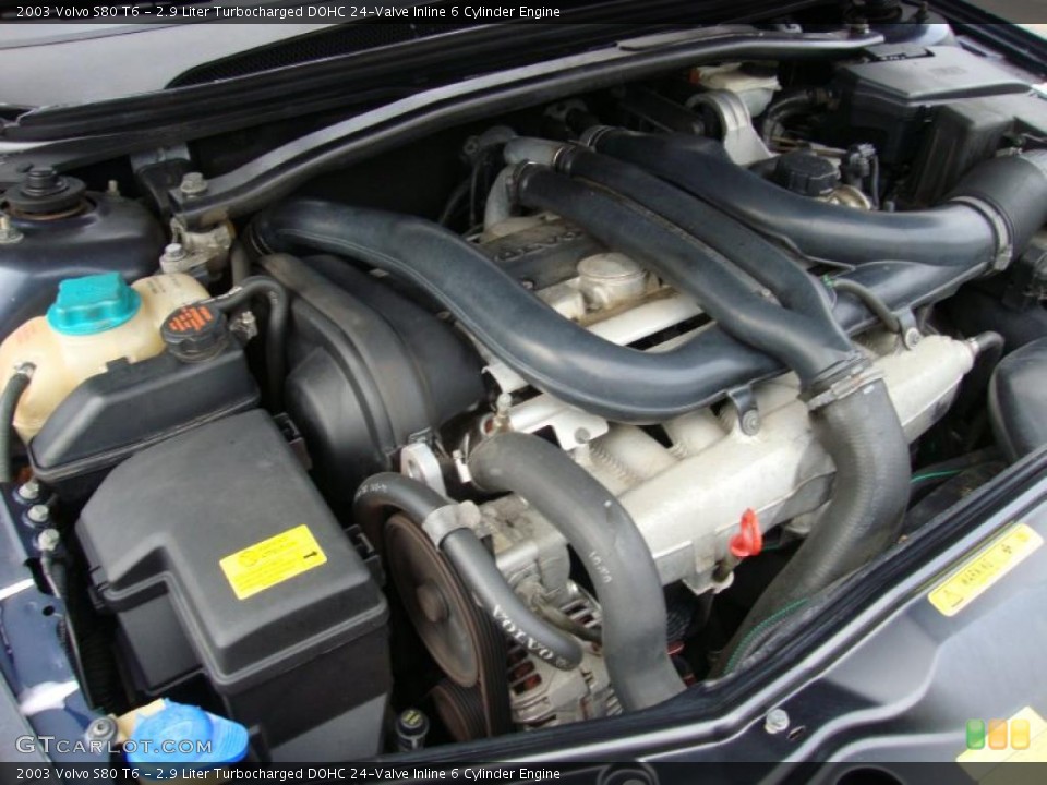 2.9 Liter Turbocharged DOHC 24-Valve Inline 6 Cylinder Engine for the 2003 Volvo S80 #45297675