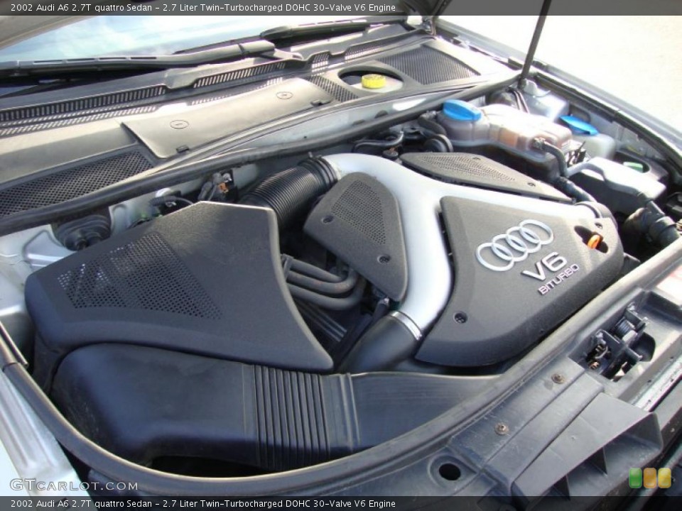 2.7 Liter Twin-Turbocharged DOHC 30-Valve V6 Engine for the 2002 Audi A6 #45299309