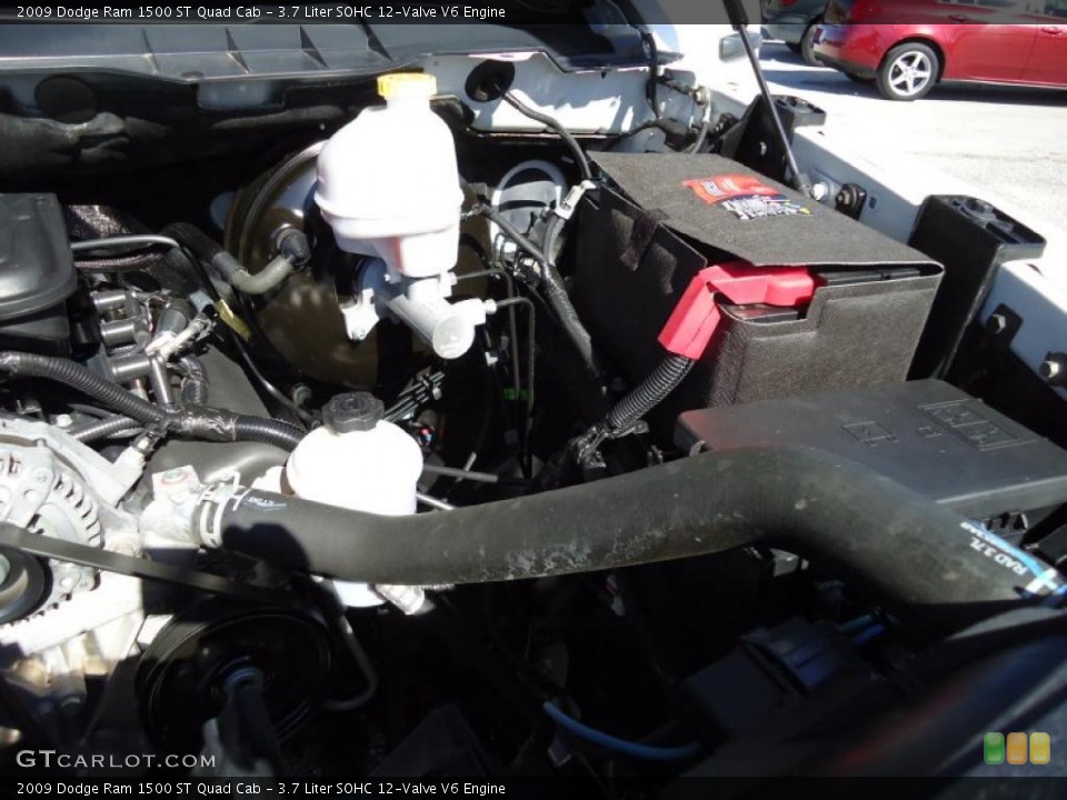 3.7 Liter SOHC 12-Valve V6 Engine for the 2009 Dodge Ram 1500 #45306229