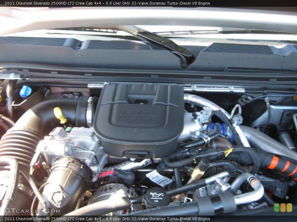 6.6 Liter OHV 32-Valve Duramax Turbo-Diesel V8 Engine for the 2011 Chevrolet Silverado 2500HD #45306237