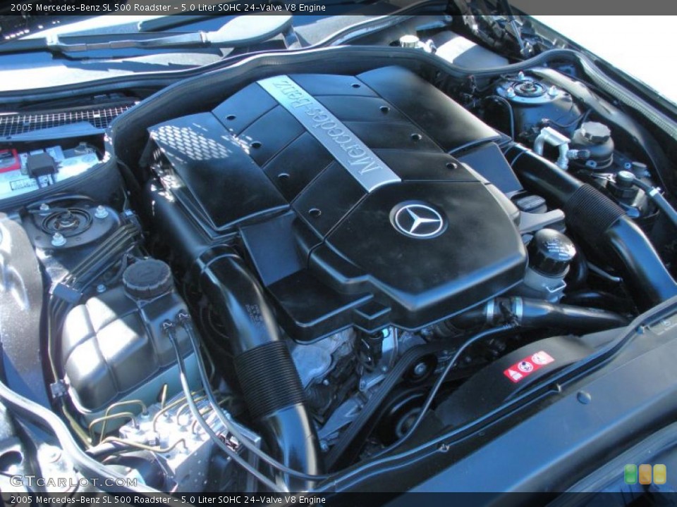 5.0 Liter SOHC 24-Valve V8 Engine for the 2005 Mercedes-Benz SL #45313091