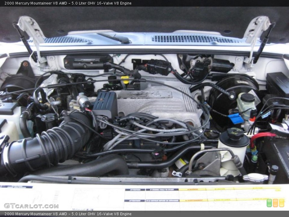 5.0 Liter OHV 16-Valve V8 Engine for the 2000 Mercury Mountaineer #45323488