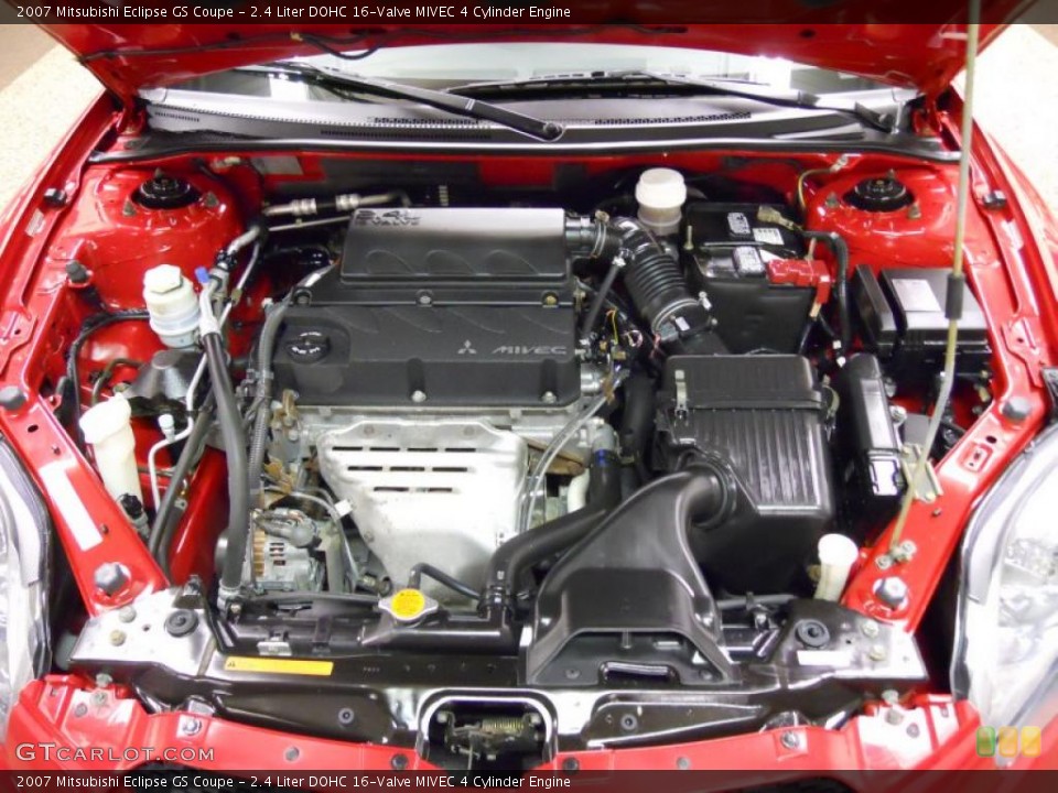 2.4 Liter DOHC 16-Valve MIVEC 4 Cylinder Engine for the 2007 Mitsubishi Eclipse #45325370