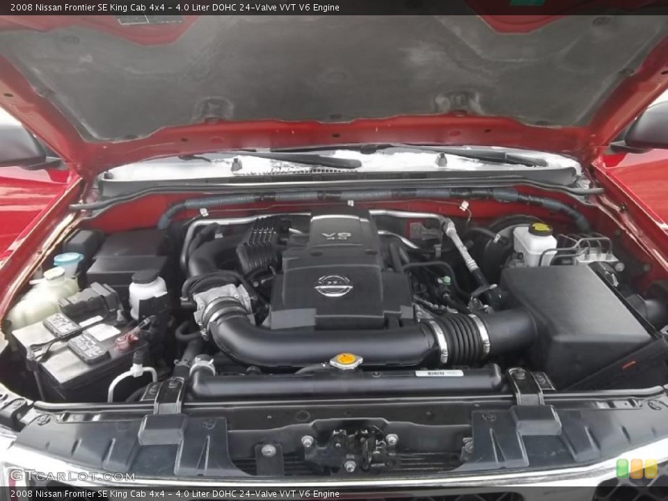 4.0 Liter DOHC 24-Valve VVT V6 Engine for the 2008 Nissan Frontier #45344181