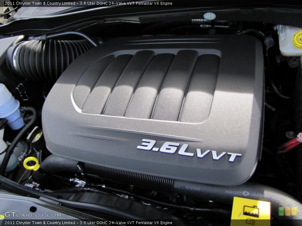 3.6 Liter DOHC 24-Valve VVT Pentastar V6 Engine for the 2011 Chrysler Town & Country #45346012