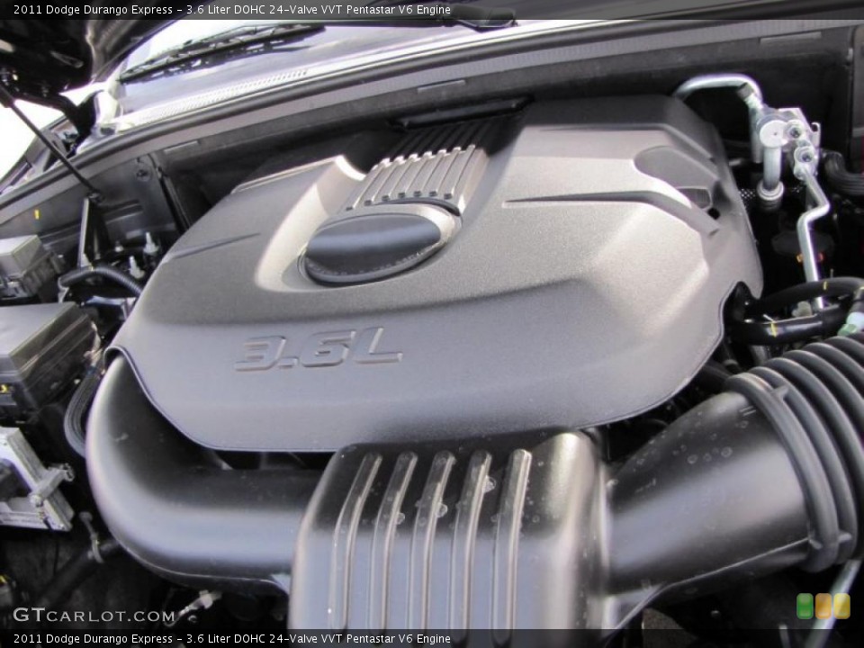 3.6 Liter DOHC 24-Valve VVT Pentastar V6 Engine for the 2011 Dodge Durango #45347321