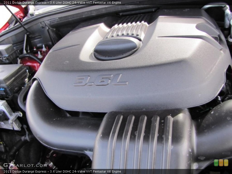 3.6 Liter DOHC 24-Valve VVT Pentastar V6 Engine for the 2011 Dodge Durango #45347498