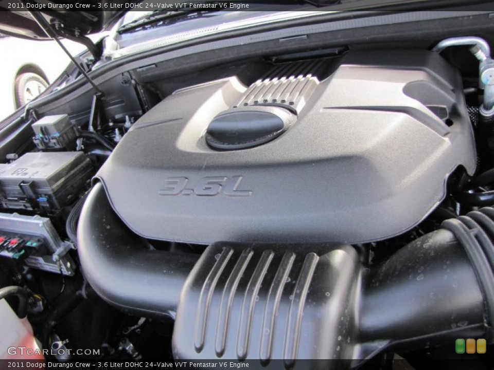 3.6 Liter DOHC 24-Valve VVT Pentastar V6 Engine for the 2011 Dodge Durango #45347646