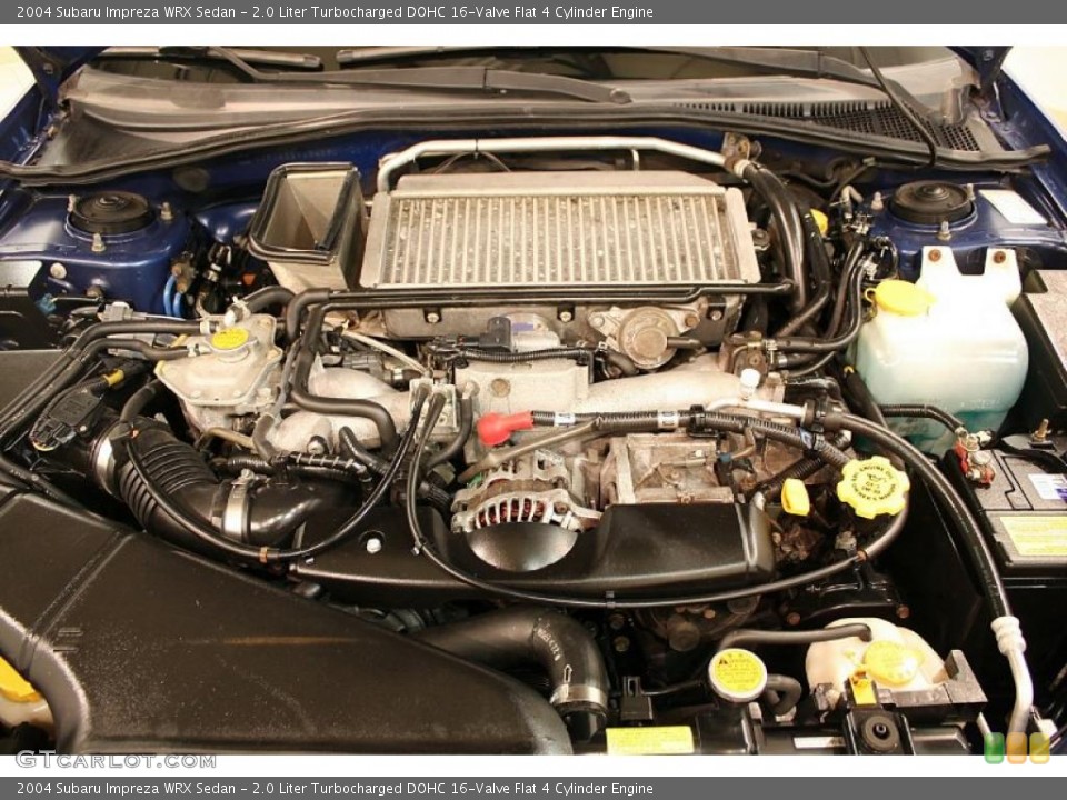 2.0 Liter Turbocharged DOHC 16-Valve Flat 4 Cylinder Engine for the 2004 Subaru Impreza #45356016