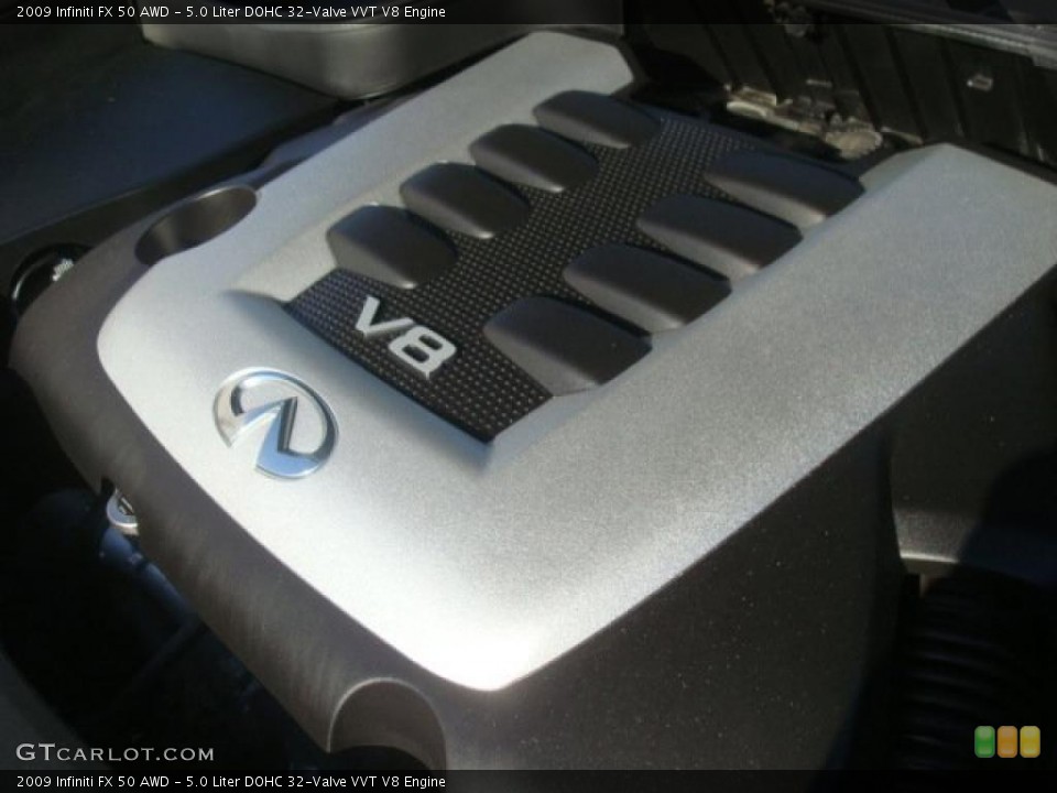5.0 Liter DOHC 32-Valve VVT V8 Engine for the 2009 Infiniti FX #45356464