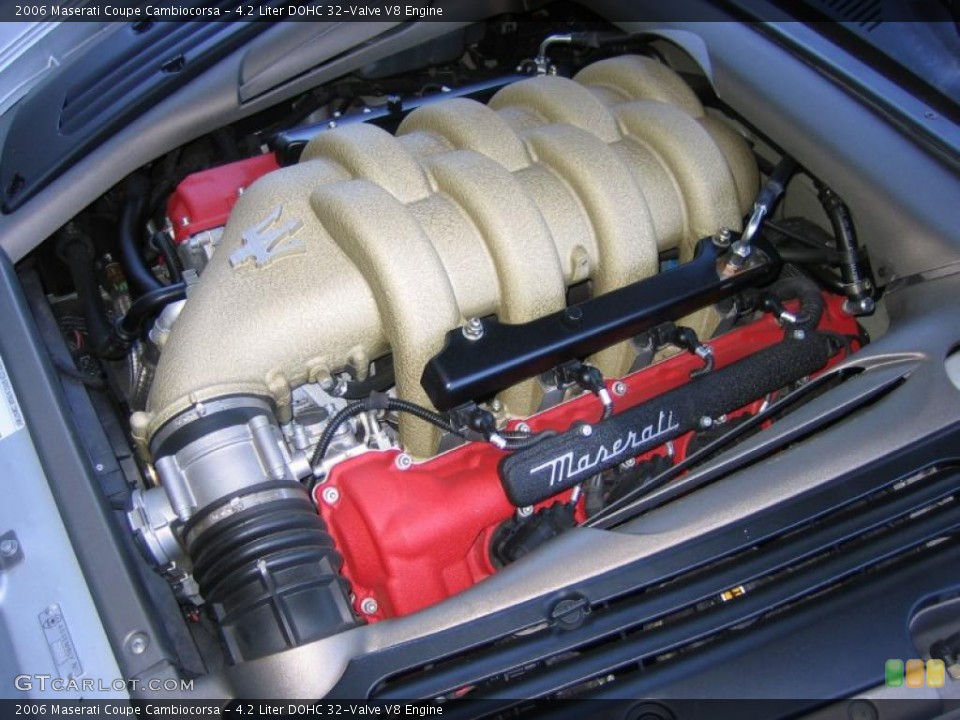 4.2 Liter DOHC 32-Valve V8 2006 Maserati Coupe Engine