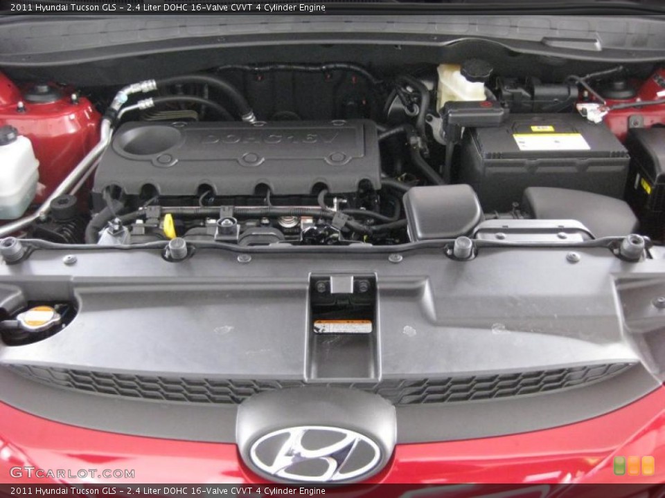 24 Liter Dohc 16 Valve Cvvt 4 Cylinder Engine For The 2011 Hyundai