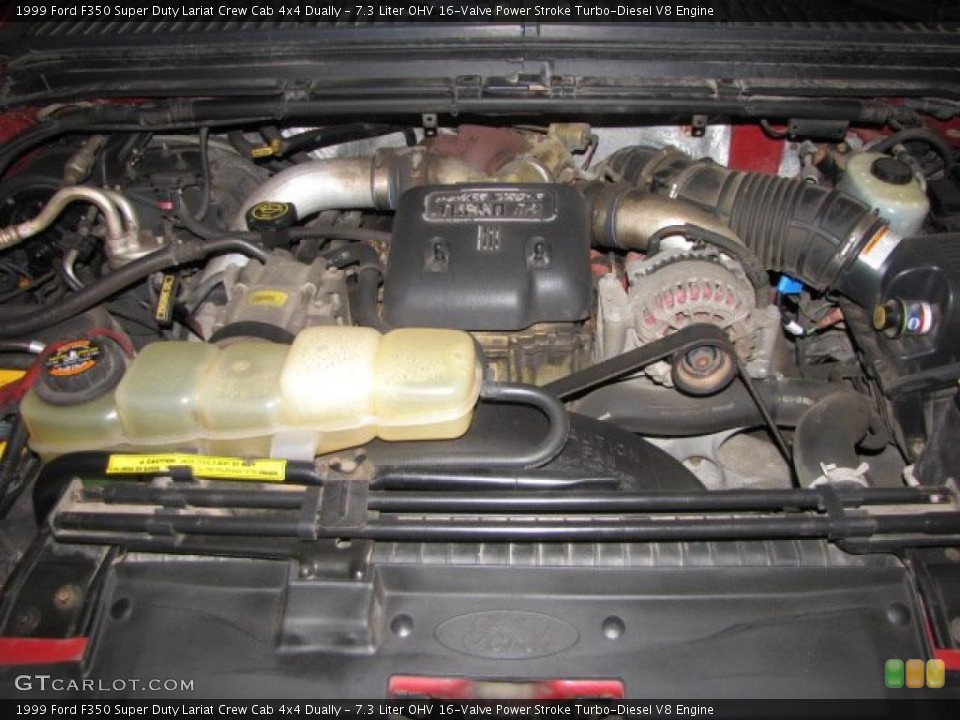 7.3 Liter OHV 16-Valve Power Stroke Turbo-Diesel V8 Engine for the 1999 Ford F350 Super Duty #45376641