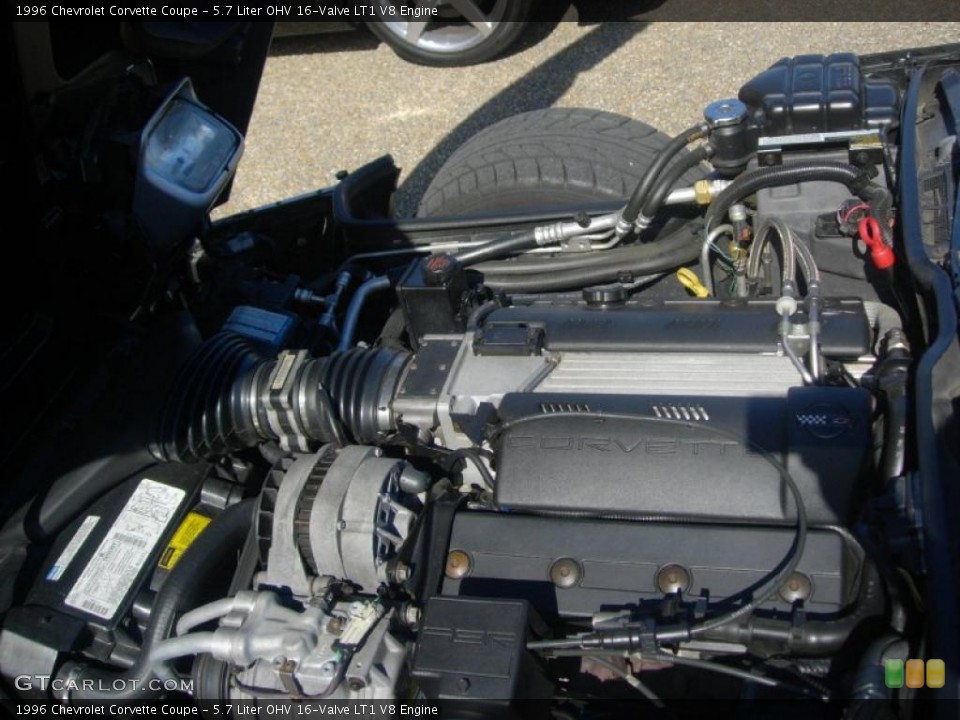 5.7 Liter OHV 16-Valve LT1 V8 Engine for the 1996 Chevrolet Corvette #45378670
