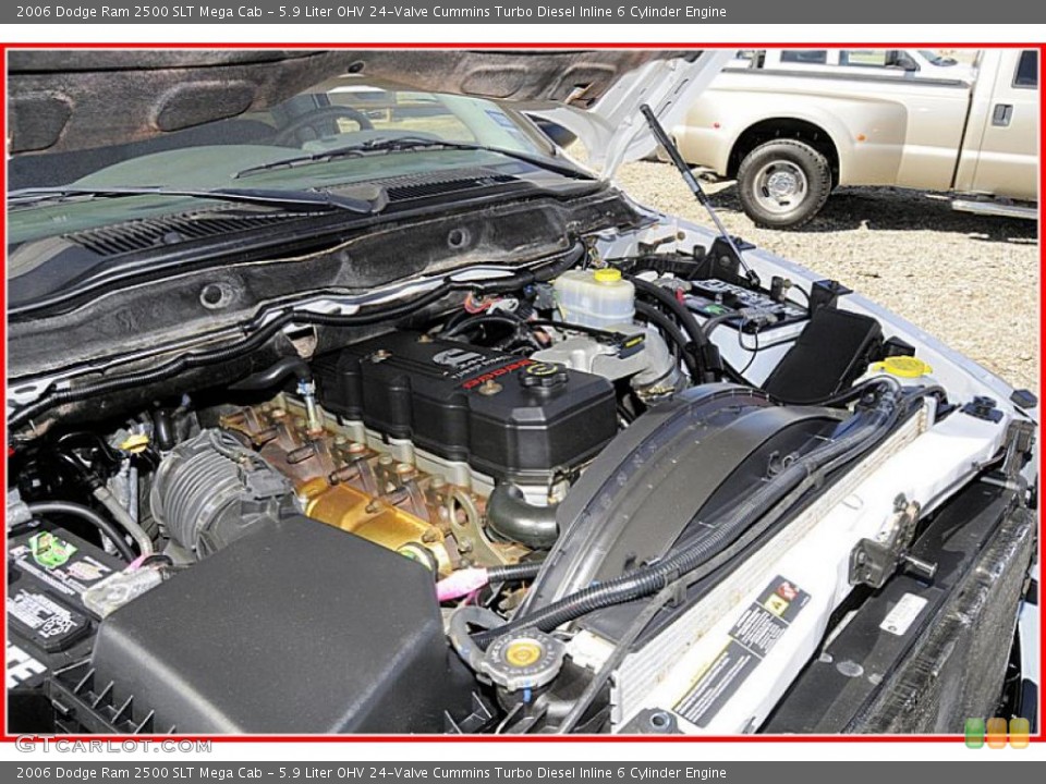 5.9 Liter OHV 24-Valve Cummins Turbo Diesel Inline 6 Cylinder Engine for the 2006 Dodge Ram 2500 #45379082