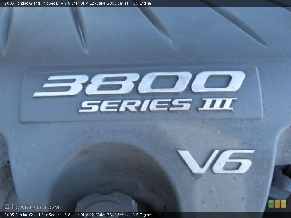 3.8 Liter OHV 12-Valve 3800 Series III V6 Engine for the 2005 Pontiac Grand Prix #45382642