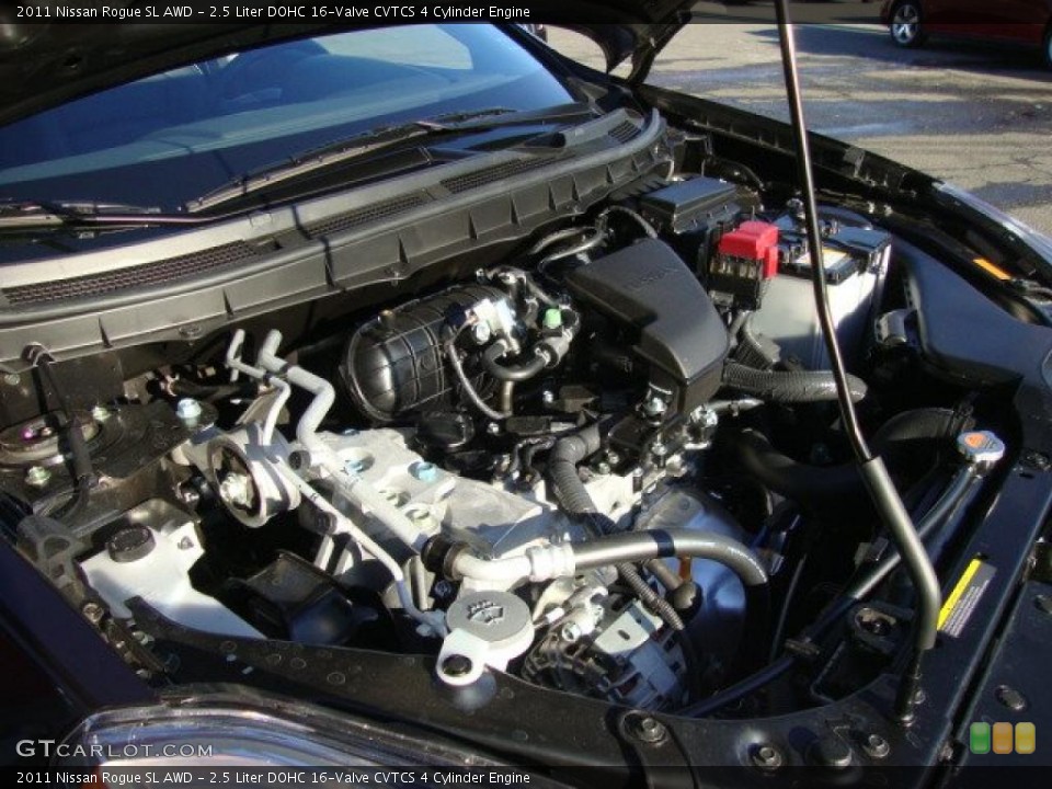 2.5 Liter DOHC 16-Valve CVTCS 4 Cylinder Engine for the 2011 Nissan Rogue #45389068