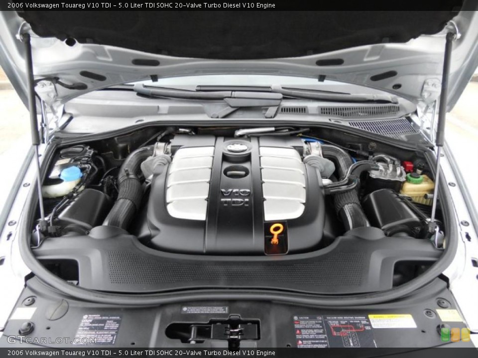 5.0 Liter TDI SOHC 20-Valve Turbo Diesel V10 Engine for the 2006 Volkswagen Touareg #45415409