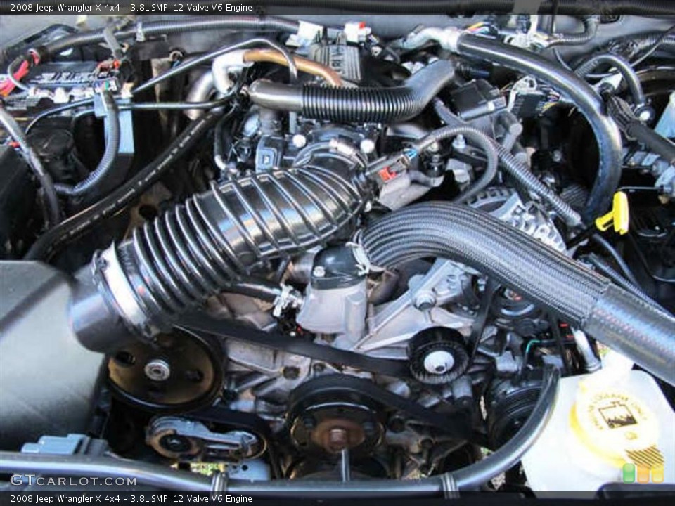 3.8L SMPI 12 Valve V6 Engine for the 2008 Jeep Wrangler #45420739