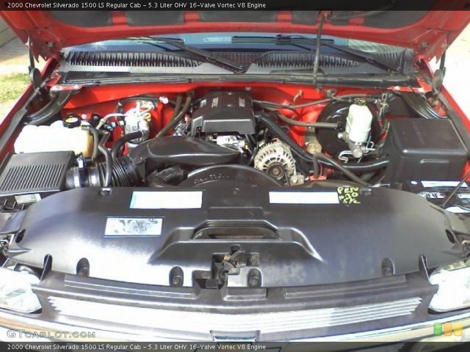 5.3 Liter OHV 16-Valve Vortec V8 Engine for the 2000 Chevrolet Silverado 1500 #45428931