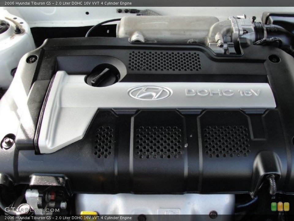 2.0 Liter DOHC 16V VVT 4 Cylinder Engine for the 2006 Hyundai Tiburon #45430635