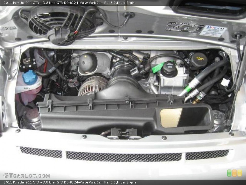 3.8 Liter GT3 DOHC 24-Valve VarioCam Flat 6 Cylinder Engine for the 2011 Porsche 911 #45436620