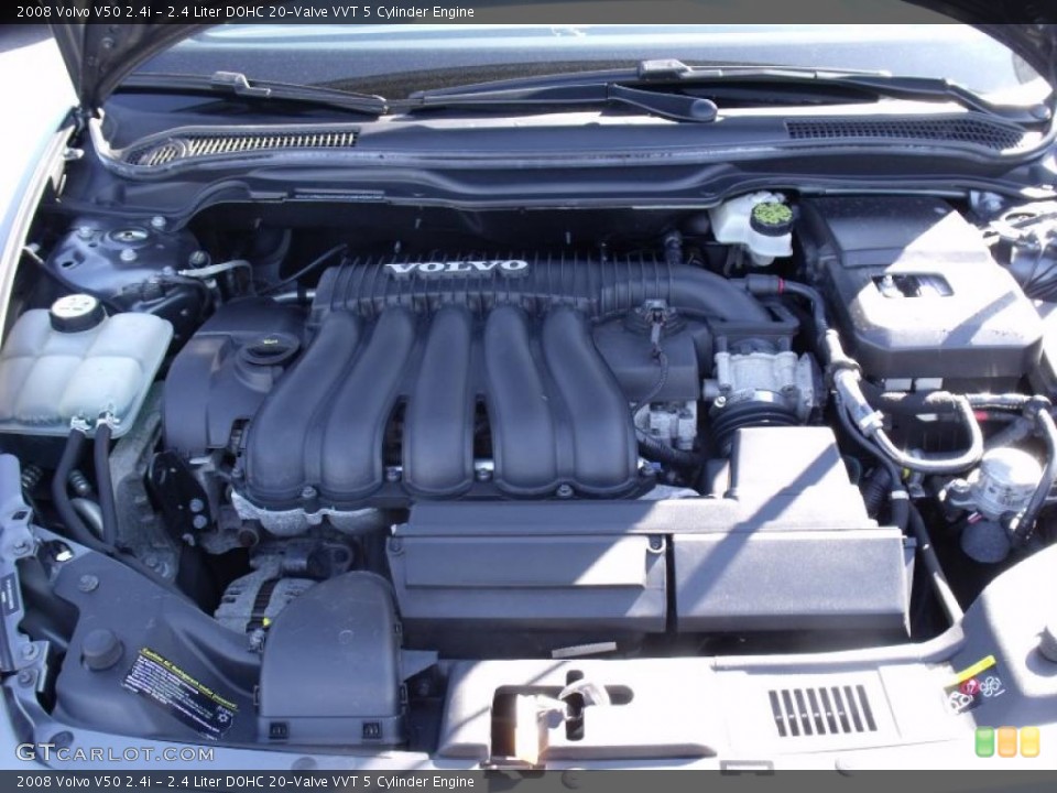 2.4 Liter DOHC 20-Valve VVT 5 Cylinder Engine for the 2008 Volvo V50 #45438404
