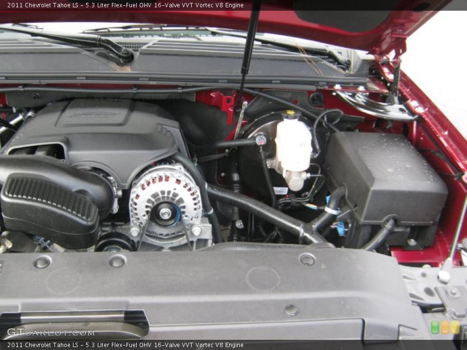 5.3 Liter Flex-Fuel OHV 16-Valve VVT Vortec V8 Engine for the 2011 Chevrolet Tahoe #45441290