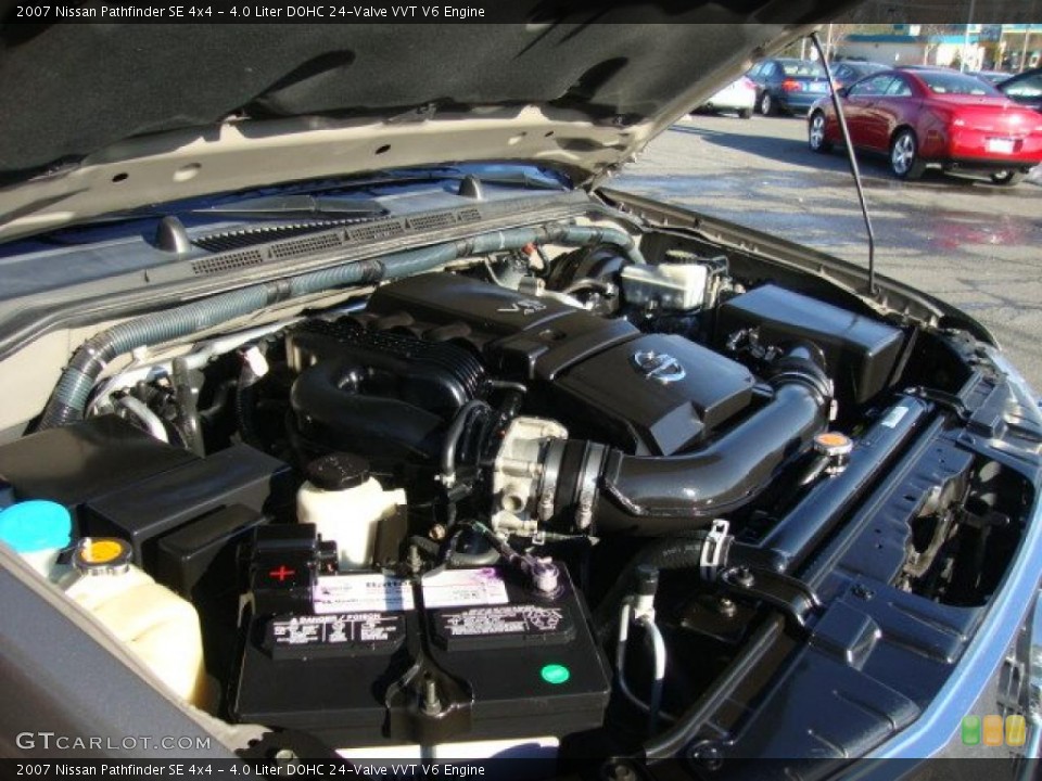 4.0 Liter DOHC 24-Valve VVT V6 Engine for the 2007 Nissan Pathfinder #45445227