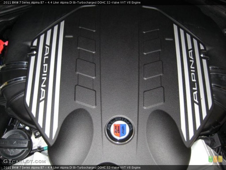 4.4 Liter Alpina DI Bi-Turbocharged DOHC 32-Valve VVT V8 Engine for the 2011 BMW 7 Series #45456644