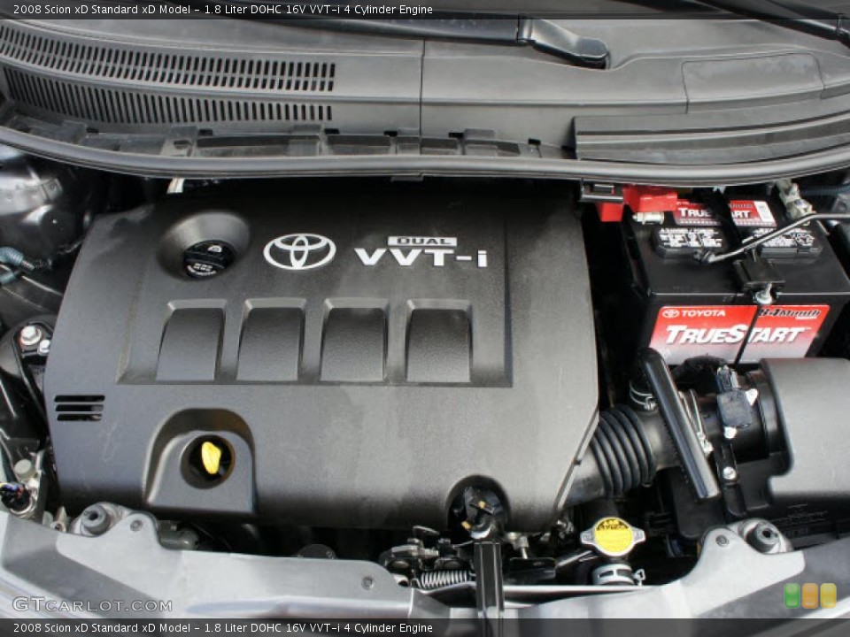 1.8 Liter DOHC 16V VVT-i 4 Cylinder Engine for the 2008 Scion xD #45461626