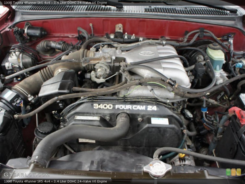 3.4 Liter DOHC 24-Valve V6 Engine for the 1998 Toyota 4Runner #45462784