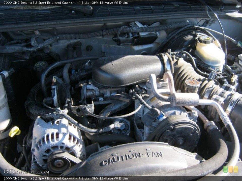 4.3 Liter OHV 12-Valve V6 Engine for the 2000 GMC Sonoma #45463318