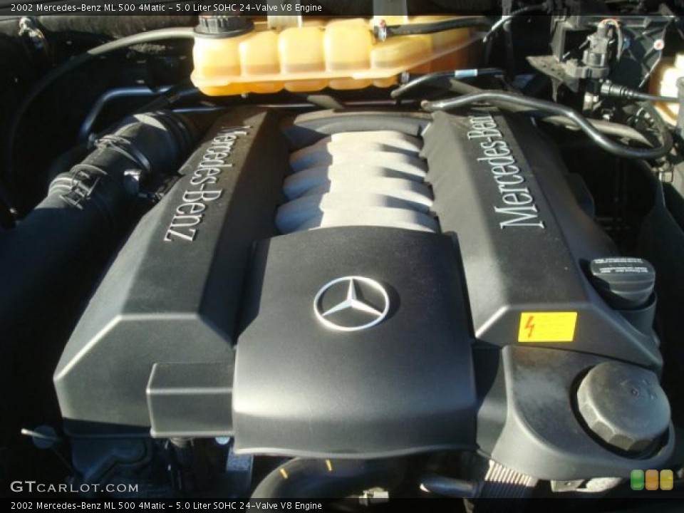 5.0 Liter SOHC 24-Valve V8 Engine for the 2002 Mercedes-Benz ML #45470176