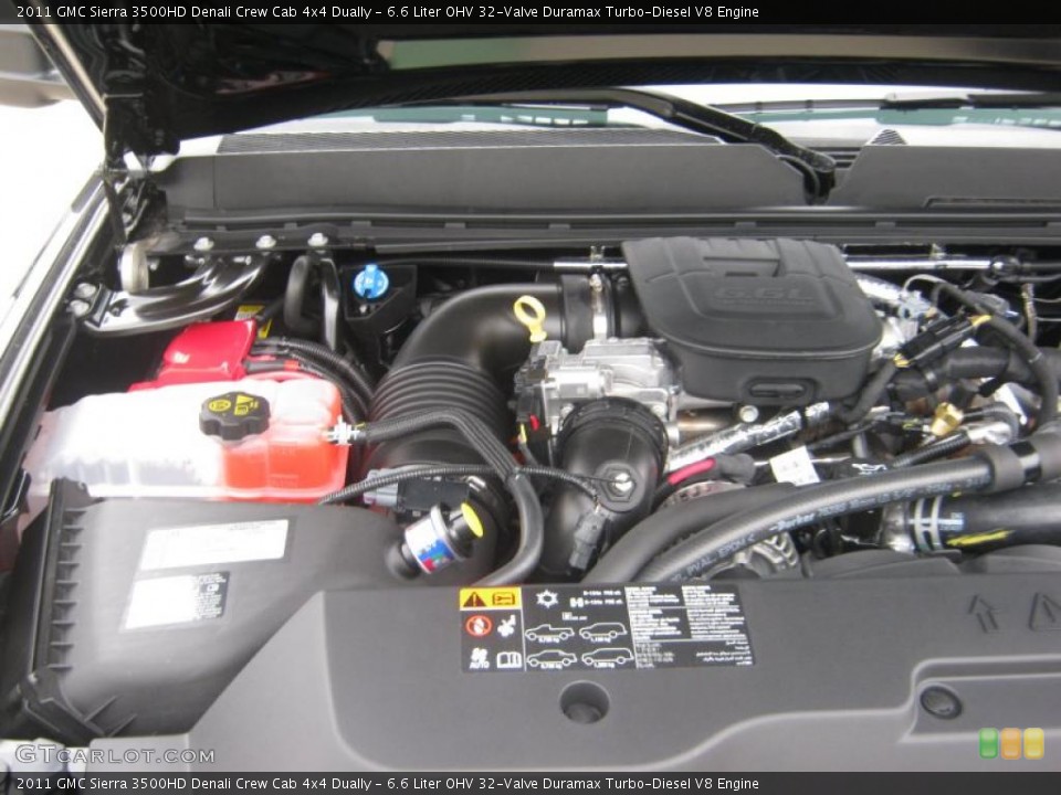 6.6 Liter OHV 32-Valve Duramax Turbo-Diesel V8 Engine for the 2011 GMC Sierra 3500HD #45470876