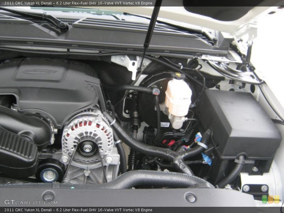 6.2 Liter Flex-Fuel OHV 16-Valve VVT Vortec V8 Engine for the 2011 GMC Yukon #45472052