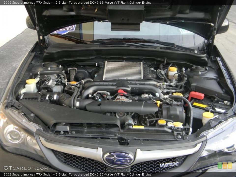 2.5 Liter Turbocharged DOHC 16-Valve VVT Flat 4 Cylinder Engine for the 2009 Subaru Impreza #45476185
