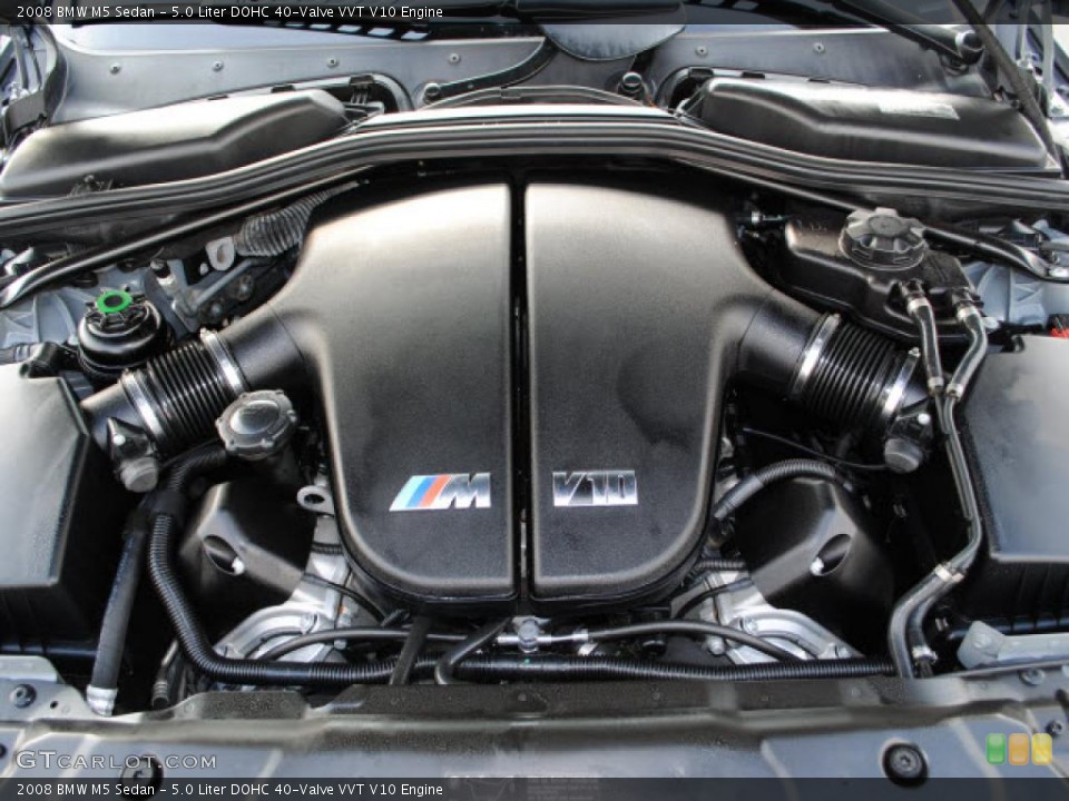 5.0 Liter DOHC 40-Valve VVT V10 Engine for the 2008 BMW M5 #45483035