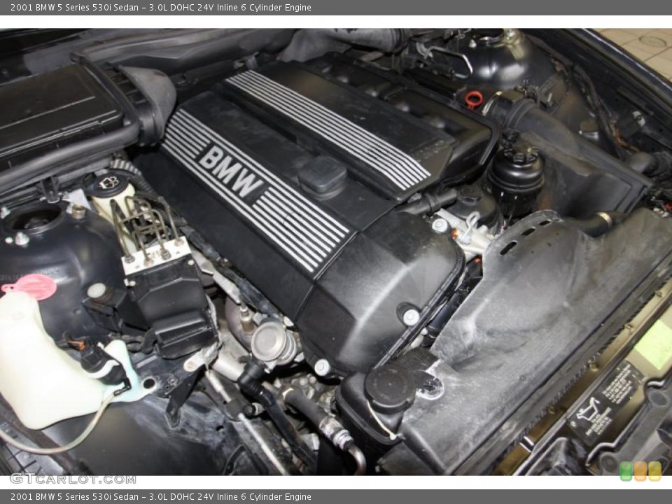 3.0L DOHC 24V Inline 6 Cylinder Engine for the 2001 BMW 5 Series #45484513