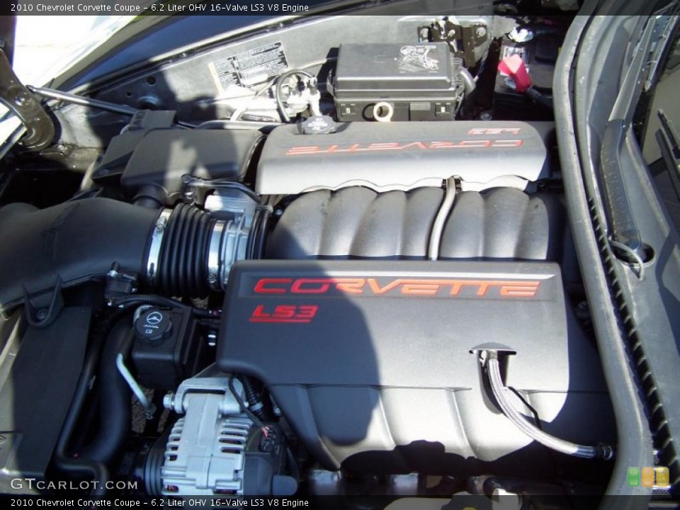 6.2 Liter OHV 16-Valve LS3 V8 Engine for the 2010 Chevrolet Corvette #45499630