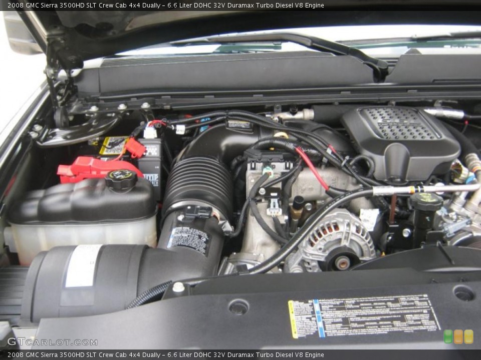 6.6 Liter DOHC 32V Duramax Turbo Diesel V8 Engine for the 2008 GMC Sierra 3500HD #45506583