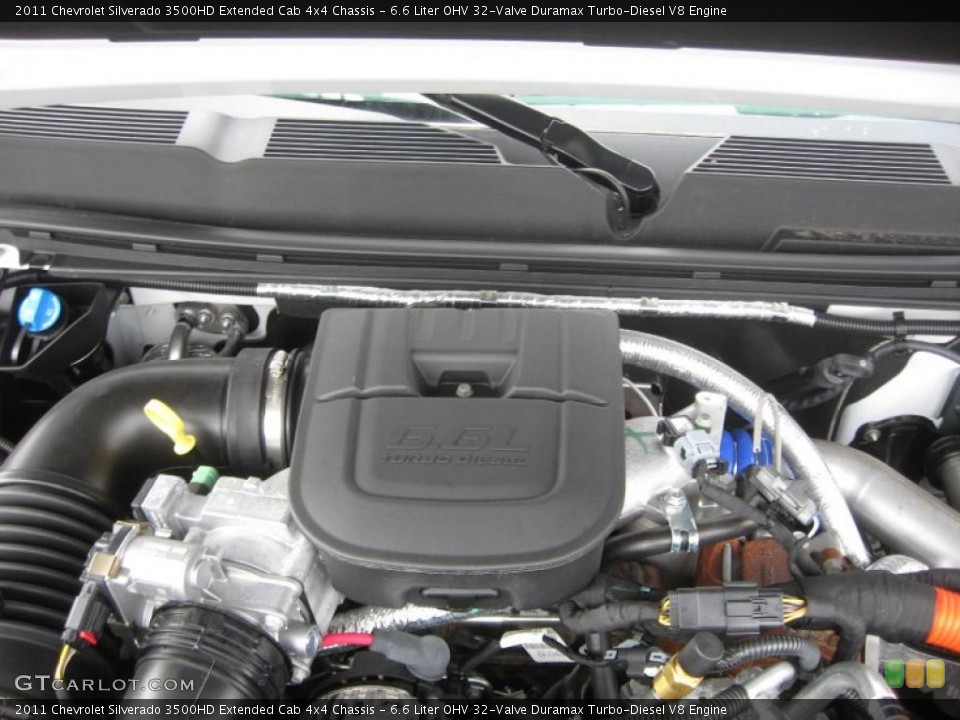 6.6 Liter OHV 32-Valve Duramax Turbo-Diesel V8 Engine for the 2011 Chevrolet Silverado 3500HD #45507871