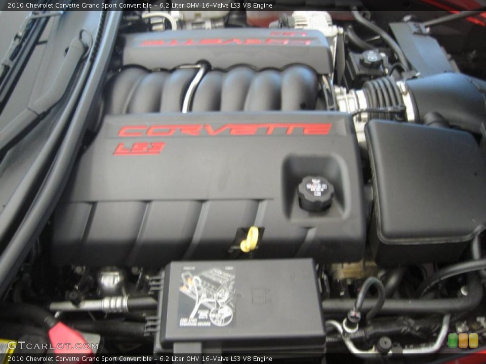 6.2 Liter OHV 16-Valve LS3 V8 Engine for the 2010 Chevrolet Corvette #45508271