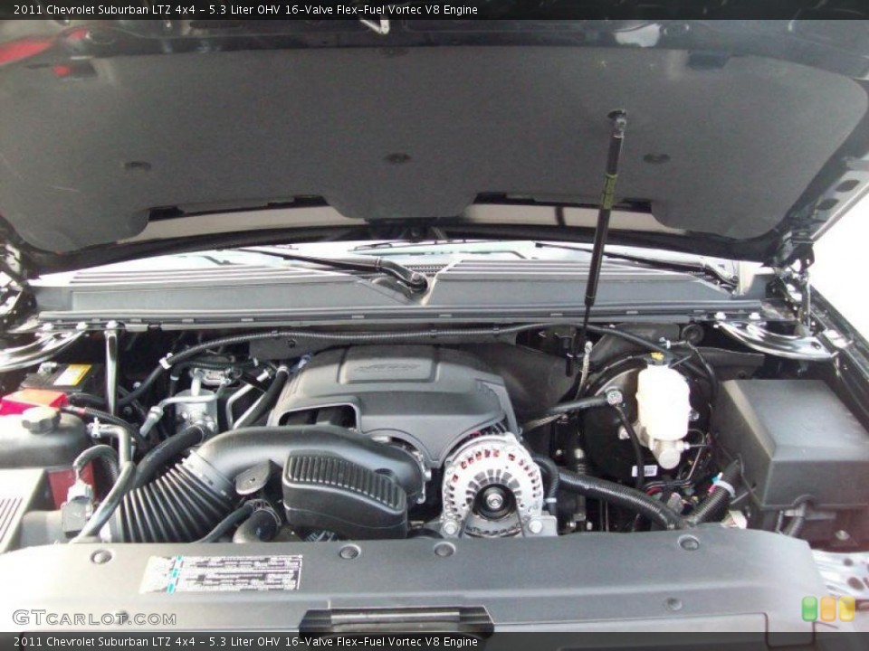 5.3 Liter OHV 16-Valve Flex-Fuel Vortec V8 Engine for the 2011 Chevrolet Suburban #45512163